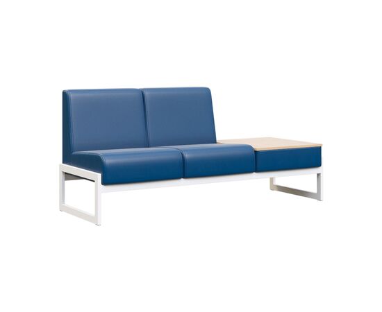Модуль Диван двухместный столик универсальный 1855x700x800 MD.D2-ST2 Oregon 03/Акация Лорка/Металл Белый, Основной цвет: Oregon 03/Акация Лорка/Металл Белый, Ширина: 1855, Высота: 800, Глубина: 700, Максимальная ширина: 1855, Максимальная глубина: 700, Максимальная высота: 800, Объем: 0,57, Бренд: РИВА ООО, Артикул для сайта: MD.D2-ST2, изображение 2post-test