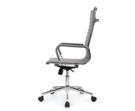 Кресло Хьюго RCH 57x56x109/119 6002-1SE Серый, Основной цвет: Серый, Ширина: 57, Высота: 119, Глубина: 56, Максимальная ширина: 57, Максимальная глубина: 56, Максимальная высота: 119, Вес: 12,6, Материал сиденья: экокожа, Механизм: топ-ган, Подголовник: металлические хромированные, с накладками из экокожи в цвет кресла, Цвет сиденья: Серый, Цвет спинки: Серый, Максимальная нагрузка: 120, Материал спинки: экокожа, Гарантия: 1 год, Страна производитель: Китай, Объем: 0,288, Бренд: РИВА ООО, Артикул для сайта: 6002-1SE, изображение 6post-test
