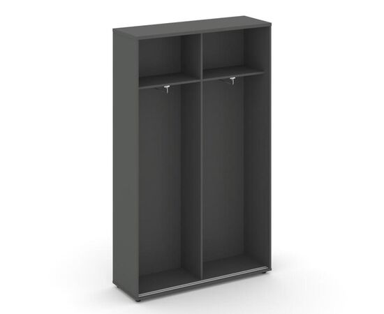 Стайл Проджект Шкаф-купе для одежды 1200x400x1982 SN.SHK.E-003 Антрацит NEW/Черный Ручки, Основной цвет: Антрацит NEW/Черный Ручки, Ширина: 1200, Высота: 1982, Глубина: 400, Максимальная ширина: 1200, Максимальная глубина: 400, Максимальная высота: 1982, Объем: 0,126, Бренд: РИВА ООО, Артикул для сайта: SN.SHK.E-003, изображение 2post-test