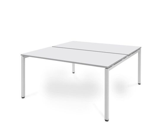 ТУР/TOUR Бенч на 2 рабочих места 118x139xh75 80S530 W3 (9003) Белый, Основной цвет: Белый, Ширина: 118, Высота: 75, Глубина: 139, Максимальная ширина: 118, Максимальная глубина: 139, Максимальная высота: 75, Вес: 56,6, Объем: 0,16, Бренд: ЦЕНТРЭКСИМ ООО, Артикул для сайта: 80S530 W3 (9003), изображение 2post-test