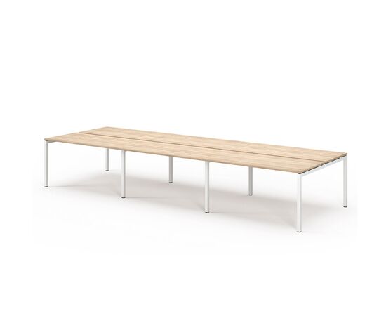 ТУР/TOUR Бенч на 6 рабочих мест 414x139xh75 TOUR 6-bench 414x139 DL Дуб Калиф/Белый, Основной цвет: Дуб Калиф/Белый, Ширина: 414, Высота: 75, Глубина: 139, Максимальная ширина: 414, Максимальная глубина: 139, Максимальная высота: 75, Вес: 168,2, Объем: 0,47, Бренд: ЦЕНТРЭКСИМ ООО, Артикул для сайта: TOUR 6-bench 414x139 DL, изображение 2post-test