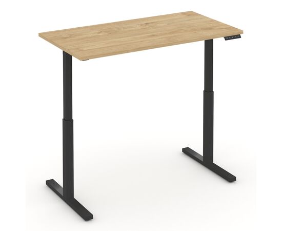 Мув Ап Стол электроподъемный 1380x720x720/1190 MV.SE-3.7 Тиквуд Светлый/Металл Черный, Основной цвет: Тиквуд Светлый/Металл Черный, Ширина: 1380, Высота: 1190, Глубина: 720, Максимальная ширина: 1380, Максимальная глубина: 720, Максимальная высота: 1190, Объем: 0,108, Бренд: РИВА ООО, Артикул для сайта: MV.SE-3.7, изображение 3post-test