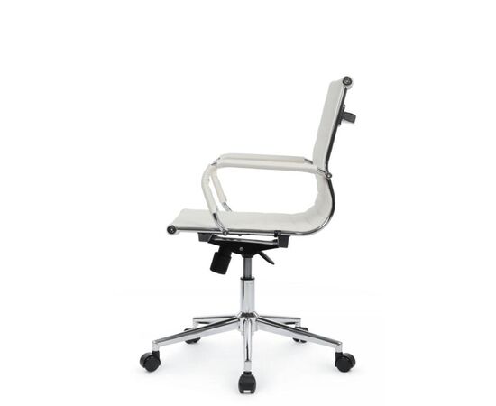 Кресло Хьюго RCH 57x56x92/102 6002-2SE Белый, Основной цвет: Белый, Ширина: 57, Высота: 102, Глубина: 56, Максимальная ширина: 57, Максимальная глубина: 56, Максимальная высота: 102, Вес: 12,6, Материал сиденья: экокожа, Механизм: топ-ган, Подголовник: металлические хромированные, с накладками из экокожи в цвет кресла, Цвет сиденья: Белый, Цвет спинки: Белый, Максимальная нагрузка: 120, Материал спинки: экокожа, Гарантия: 1 год, Страна производитель: Китай, Объем: 0,288, Бренд: РИВА ООО, Артикул для сайта: 6002-2SE, изображение 6post-test