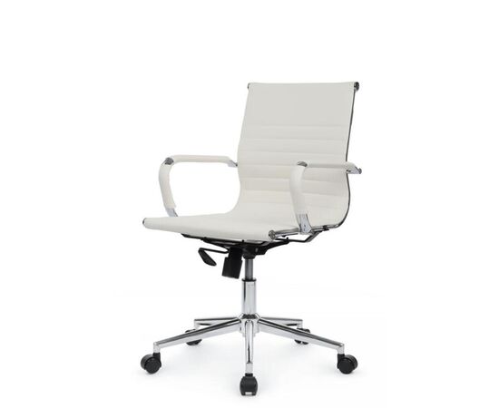 Кресло Хьюго RCH 57x56x92/102 6002-2SE Белый, Основной цвет: Белый, Ширина: 57, Высота: 102, Глубина: 56, Максимальная ширина: 57, Максимальная глубина: 56, Максимальная высота: 102, Вес: 12,6, Материал сиденья: экокожа, Механизм: топ-ган, Подголовник: металлические хромированные, с накладками из экокожи в цвет кресла, Цвет сиденья: Белый, Цвет спинки: Белый, Максимальная нагрузка: 120, Материал спинки: экокожа, Гарантия: 1 год, Страна производитель: Китай, Объем: 0,288, Бренд: РИВА ООО, Артикул для сайта: 6002-2SE, изображение 7post-test