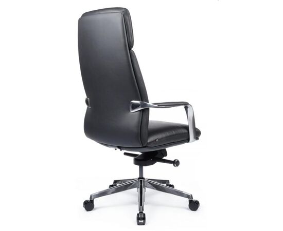 Кресло Пабло 67x67x116/122 A2216-1 Чёрный, Основной цвет: Чёрный, Ширина: 67, Высота: 122, Глубина: 67, Максимальная ширина: 67, Максимальная глубина: 67, Максимальная высота: 122, Вес: 25,6, Материал сиденья: натуральная кожа/экокожа, Механизм: мультиблок с фиксацией в 3 положениях, Подголовник: алюминий, с накладками из кожи в цвет кресла, Цвет сиденья: Черный, Цвет спинки: Черный, Максимальная нагрузка: 150, Материал спинки: натуральная кожа/экокожа, Гарантия: 5 лет, Страна производитель: Китай, Объем: 0,197, Бренд: РИВА ООО, Артикул для сайта: A2216-1, изображение 3post-test