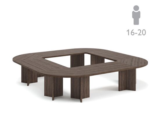 ЛАВА/ТЕРРА/LAVA/TERRA Стол переговоров 360x360xh76 Conference table 360x360_Табак Табак, Основной цвет: Табак, Ширина: 360, Высота: 76, Глубина: 360, Максимальная ширина: 360, Максимальная глубина: 360, Максимальная высота: 76, Вес: 383, Объем: 0,724, Бренд: ЦЕНТРЭКСИМ ООО, Артикул для сайта: Conference table 360x360_Табак, изображение 2post-test