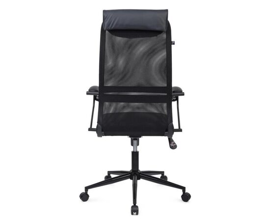 Кресло Сэт RCH 60x72x113/123 STBL-208 Чёрный, Основной цвет: Чёрный, Ширина: 60, Высота: 123, Глубина: 72, Максимальная ширина: 60, Максимальная глубина: 72, Максимальная высота: 123, Вес: 12,2, Материал сиденья: ткань, Механизм: топ-ган, Подголовник: черный металл, с накладками из экокожи в цвет кресла, Цвет сиденья: Черный, Цвет спинки: Черный, Максимальная нагрузка: 120, Материал спинки: экокожа/сетка, Гарантия: 1 год, Страна производитель: Россия, Объем: 0,128, Бренд: РИВА ООО, Артикул для сайта: STBL-208, изображение 4post-test