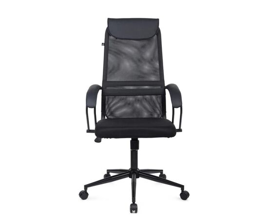 Кресло Сэт RCH 60x72x113/123 STBL-208 Чёрный, Основной цвет: Чёрный, Ширина: 60, Высота: 123, Глубина: 72, Максимальная ширина: 60, Максимальная глубина: 72, Максимальная высота: 123, Вес: 12,2, Материал сиденья: ткань, Механизм: топ-ган, Подголовник: черный металл, с накладками из экокожи в цвет кресла, Цвет сиденья: Черный, Цвет спинки: Черный, Максимальная нагрузка: 120, Материал спинки: экокожа/сетка, Гарантия: 1 год, Страна производитель: Россия, Объем: 0,128, Бренд: РИВА ООО, Артикул для сайта: STBL-208, изображение 8post-test