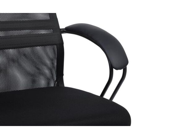 Кресло Сэт RCH 60x72x113/123 STBL-208 Чёрный, Основной цвет: Чёрный, Ширина: 60, Высота: 123, Глубина: 72, Максимальная ширина: 60, Максимальная глубина: 72, Максимальная высота: 123, Вес: 12,2, Материал сиденья: ткань, Механизм: топ-ган, Подголовник: черный металл, с накладками из экокожи в цвет кресла, Цвет сиденья: Черный, Цвет спинки: Черный, Максимальная нагрузка: 120, Материал спинки: экокожа/сетка, Гарантия: 1 год, Страна производитель: Россия, Объем: 0,128, Бренд: РИВА ООО, Артикул для сайта: STBL-208, изображение 11post-test
