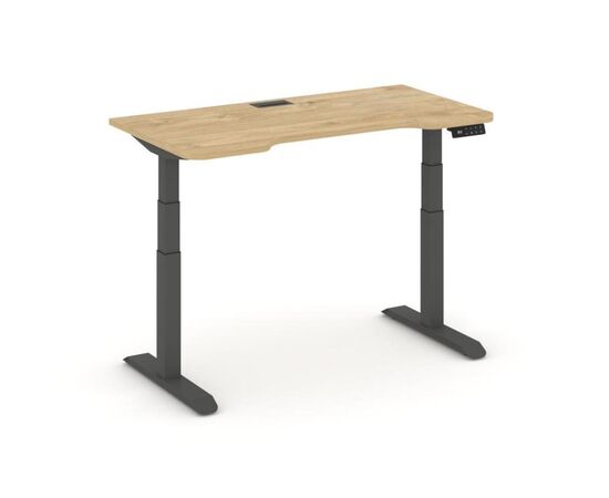 Мув Ап Стол электроподъемный 1 лючок 162x82, 1580x720x660/1305 MV.SEWD-4.7.ZV Тиквуд Светлый/Металл Антрацит Матовый Гладкий, Основной цвет: Тиквуд Светлый/Металл Антрацит Матовый Гладкий, Минимальная высота: 660, Ширина: 1580, Высота: 1305, Глубина: 720, Максимальная ширина: 1580, Максимальная глубина: 720, Максимальная высота: 1305, Объем: 0,197, Бренд: РИВА ООО, Артикул для сайта: MV.SEWD-4.7.ZV, изображение 2post-test