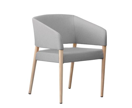 НУВОЛА/NUVOLA Кресло 50/55x47/52xh79 Nuvola WM 160 natural СЕРЫЙ M, Основной цвет: СЕРЫЙ M, Ширина: 55, Высота: 79, Глубина: 52, Максимальная ширина: 55, Максимальная глубина: 52, Минимальная ширина: 50, Максимальная высота: 79, Минимальная глубина: 47, Вес: 13, Объем: 0,31, Бренд: ЦЕНТРЭКСИМ ООО, Артикул для сайта: Nuvola WM 160 natural, изображение 3post-test