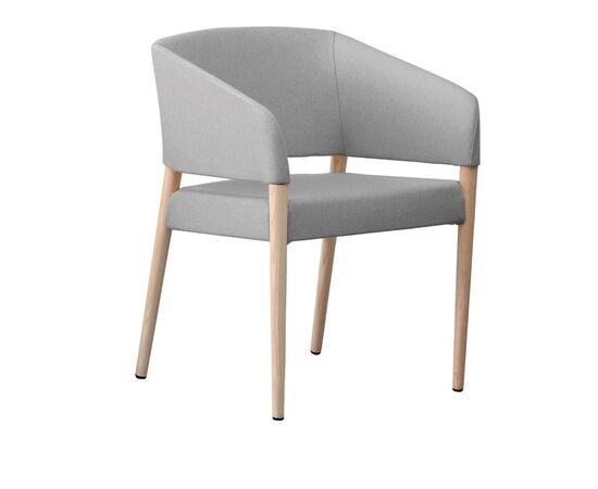 НУВОЛА/NUVOLA Кресло 50/55x47/52xh79 Nuvola WM 160 natural СЕРЫЙ M, Основной цвет: СЕРЫЙ M, Ширина: 55, Высота: 79, Глубина: 52, Максимальная ширина: 55, Максимальная глубина: 52, Минимальная ширина: 50, Максимальная высота: 79, Минимальная глубина: 47, Вес: 13, Объем: 0,31, Бренд: ЦЕНТРЭКСИМ ООО, Артикул для сайта: Nuvola WM 160 natural, изображение 2post-test