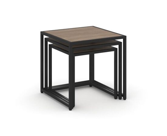 Лофт Стол журнальный 450x450x450 VR.L-SJK-45 Дуб Аризона/Металл черный, Основной цвет: Дуб Аризона/Металл черный, Ширина: 450, Высота: 450, Глубина: 450, Максимальная ширина: 450, Максимальная глубина: 450, Максимальная высота: 450, Объем: 0,129, Бренд: РИВА ООО, Артикул для сайта: VR.L-SJK-45, изображение 2post-test
