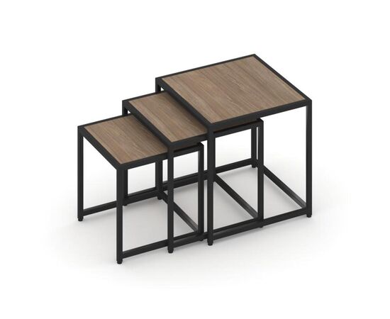 Лофт Стол журнальный 450x450x450 VR.L-SJK-45 Дуб Аризона/Металл черный, Основной цвет: Дуб Аризона/Металл черный, Ширина: 450, Высота: 450, Глубина: 450, Максимальная ширина: 450, Максимальная глубина: 450, Максимальная высота: 450, Объем: 0,129, Бренд: РИВА ООО, Артикул для сайта: VR.L-SJK-45, изображение 4post-test