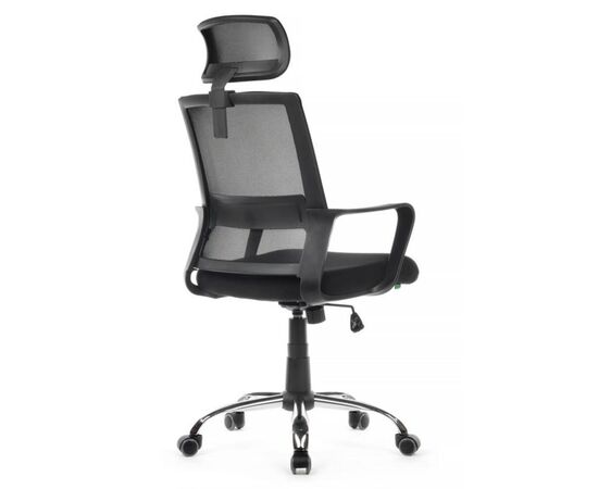 Кресло Минт RCH 60x52x114/124 1029HB Чёрный, Основной цвет: Чёрный, Ширина: 60, Минимальная высота: 114, Высота: 124, Максимальная нагрузка: 120, Глубина: 52, Максимальная ширина: 60, Максимальная глубина: 52, Максимальная высота: 124, Вес: 11,6, Материал сиденья: ткань, Механизм: топ-ган, Цвет сиденья: Черный, Цвет спинки: Черный, Материал спинки: сетка, Страна производитель: Китай, Бренд: РИВА ООО, Артикул для сайта: 1029HB, изображение 3post-test