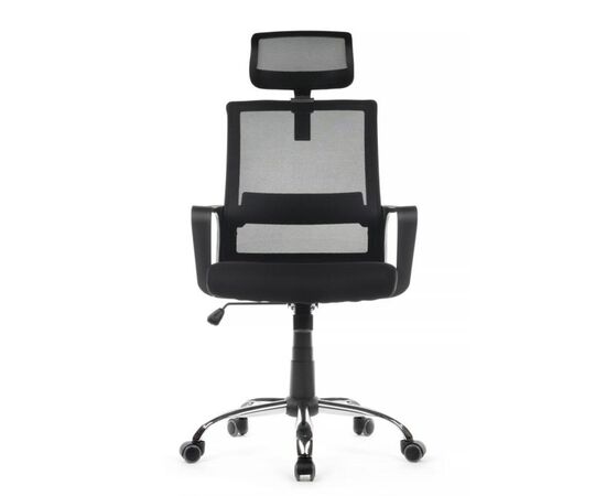 Кресло Минт RCH 60x52x114/124 1029HB Чёрный, Основной цвет: Чёрный, Ширина: 60, Минимальная высота: 114, Высота: 124, Максимальная нагрузка: 120, Глубина: 52, Максимальная ширина: 60, Максимальная глубина: 52, Максимальная высота: 124, Вес: 11,6, Материал сиденья: ткань, Механизм: топ-ган, Цвет сиденья: Черный, Цвет спинки: Черный, Материал спинки: сетка, Страна производитель: Китай, Бренд: РИВА ООО, Артикул для сайта: 1029HB, изображение 5post-test