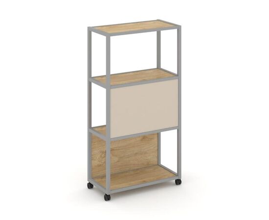 Шелф Мобайл Стеллаж 4 уровня 1 секция 1000x400x1523 VR.LT-STK-403.10 Тиквуд Светлый/Металл Серый/W-04, Основной цвет: Тиквуд Светлый/Металл Серый/W-04, Ширина: 1000, Высота: 1523, Глубина: 400, Максимальная ширина: 1000, Максимальная глубина: 400, Максимальная высота: 1523, Объем: 0,117, Бренд: РИВА ООО, Артикул для сайта: VR.LT-STK-403.10, изображение 2post-test