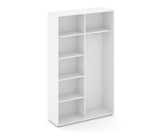 Стайл Проджект Шкаф-купе комбинированный 1200x400x1982 SN.SHK.E-002 Белый/Белый/Антрацит NEW/Черный Ручки, Основной цвет: Белый/Белый/Антрацит NEW/Черный Ручки, Ширина: 1200, Высота: 1982, Глубина: 400, Максимальная ширина: 1200, Максимальная глубина: 400, Максимальная высота: 1982, Объем: 0,138, Бренд: РИВА ООО, Артикул для сайта: SN.SHK.E-002, изображение 2post-test