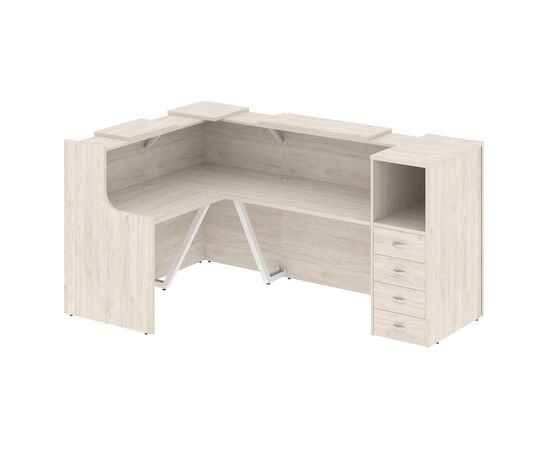 Оникс Ресепшн 2373x1568x1187 O.R-K-25 Денвер Светлый, Основной цвет: Денвер Светлый, Ширина: 2373, Высота: 1187, Глубина: 1568, Максимальная ширина: 2373, Максимальная глубина: 1568, Максимальная высота: 1187, Объем: 0,512, Бренд: РИВА ООО, Артикул для сайта: O.R-K-25, изображение 2post-test