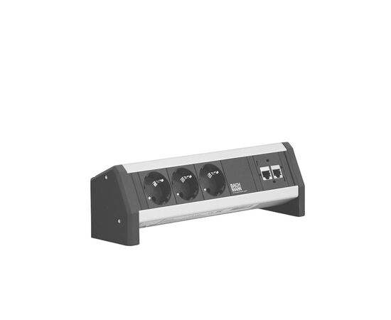 ДЕСК/DESK Розеточный модуль 3+2+пит.3м 280x70x90 339.093+930.120 Серый, Основной цвет: Серый, Ширина: 280, Высота: 90, Глубина: 70, Максимальная ширина: 280, Максимальная глубина: 70, Максимальная высота: 90, Вес: 1, Объем: 0,006, Бренд: ЦЕНТРЭКСИМ ООО, Артикул для сайта: 339.093+930.120, изображение 2post-test