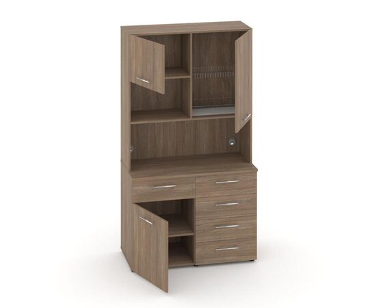 Фит Вариант № 10 1200x600/420x2178 MN-010 Дуб Аризона, Основной цвет: Дуб Аризона, Ширина: 1200, Высота: 2178, Глубина: 420, Максимальная ширина: 1200, Максимальная глубина: 420, Максимальная высота: 2178, Минимальная глубина: 600, Объем: 0,323, Бренд: РИВА ООО, Артикул для сайта: MN-010, изображение 2post-test