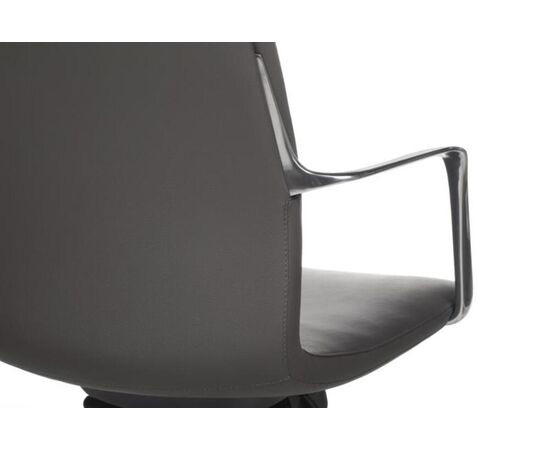 Кресло Плаза 68x68x119/127 FK004-A13 Антрацит, Основной цвет: Антрацит, Ширина: 68, Высота: 127, Глубина: 68, Максимальная ширина: 68, Максимальная глубина: 68, Максимальная высота: 127, Вес: 22, Материал сиденья: натуральная кожа/экокожа, Механизм: мультиблок, Подголовник: алюминий, Цвет сиденья: Антрацит, Цвет спинки: Антрацит, Максимальная нагрузка: 120, Материал спинки: натуральная кожа/экокожа, Гарантия: 5 лет, Страна производитель: Китай, Объем: 0,465, Бренд: РИВА ООО, Артикул для сайта: FK004-A13, изображение 8post-test