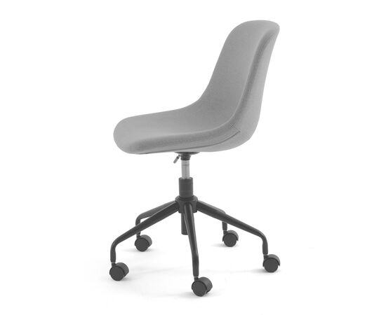 КАПРИ/CAPRI Кресло посетителя 5-лучье на колесах 51x42/54xh81/88 Т194431 Серый/Чёрный, Основной цвет: Серый/Чёрный, Минимальная высота: 81, Ширина: 51, Высота: 88, Глубина: 54, Максимальная ширина: 51, Максимальная глубина: 54, Максимальная высота: 88, Минимальная глубина: 42, Вес: 12, Объем: 0,14, Бренд: ЦЕНТРЭКСИМ ООО, Артикул для сайта: Т194431, изображение 2post-test