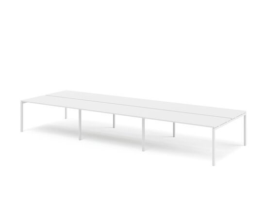 ТУР М/TOUR M Бенч на 6 рабочих мест 480x163xh75 TOUR M bench 480x163 (глуб 80 см) Белый, Основной цвет: Белый, Ширина: 480, Высота: 75, Глубина: 163, Максимальная ширина: 480, Максимальная глубина: 163, Максимальная высота: 75, Вес: 188,5, Объем: 0,257, Бренд: ЦЕНТРЭКСИМ ООО, Артикул для сайта: TOUR M bench 480x163 (глуб 80 см), изображение 2post-test