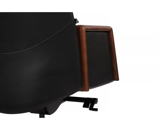 Кресло Франко-M 68x78x103/109 B2415-1 Чёрный, Основной цвет: Чёрный, Ширина: 68, Высота: 109, Глубина: 78, Максимальная ширина: 68, Максимальная глубина: 78, Максимальная высота: 109, Вес: 32, Материал сиденья: натуральная кожа/экокожа, Механизм: синхромеханизм с фиксацией в 4 положениях, Подголовник: обитые кожей в цвет кресла/массив  дерева, Цвет сиденья: Черный, Цвет спинки: Черный, Максимальная нагрузка: 250, Материал спинки: натуральная кожа/экокожа, Гарантия: 5 лет, Страна производитель: Китай, Объем: 0,286, Бренд: РИВА ООО, Артикул для сайта: B2415-1, изображение 10post-test