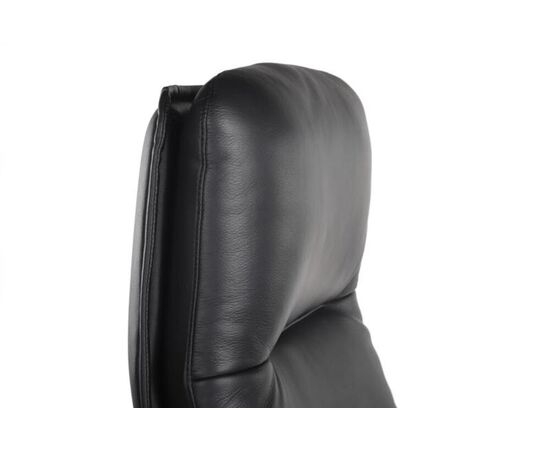 Кресло Батисто 83x75x124/130 A2018 Чёрный, Основной цвет: Чёрный, Ширина: 83, Высота: 130, Глубина: 75, Максимальная ширина: 83, Максимальная глубина: 75, Максимальная высота: 130, Вес: 29,2, Материал сиденья: натуральная кожа/экокожа, Механизм: синхромеханизм, Подголовник: обтянутые кожей в цвет кресла, Цвет сиденья: Черный, Цвет спинки: Черный, Максимальная нагрузка: 250, Материал спинки: натуральная кожа/экокожа, Гарантия: 5 лет, Страна производитель: Китай, Объем: 0,764, Бренд: РИВА ООО, Артикул для сайта: A2018, изображение 6post-test