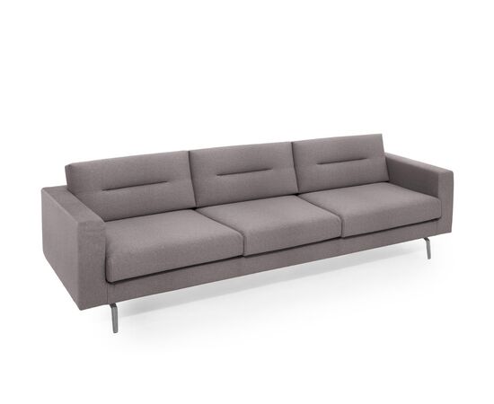 ТЕНО/TENO Диван 3-местный 221/195x85/56xh78, Основной цвет: ТЕМНО-БЕЖЕВЫЙ/ПОЛИР, Ширина: 195, Высота: 78, Глубина: 56, Максимальная ширина: 195, Максимальная глубина: 56, Минимальная ширина: 221, Максимальная высота: 78, Минимальная глубина: 85, Вес: 59,5, Объем: 0,876, Бренд: ЦЕНТРЭКСИМ ООО, Артикул для сайта: TENO 3 Romeo Aura 3 Taupe, изображение 2post-test