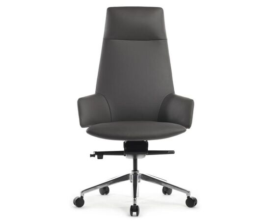 Кресло Спелл 68x68x119/125 A1719 Антрацит, Основной цвет: Антрацит, Ширина: 68, Высота: 125, Глубина: 68, Максимальная ширина: 68, Максимальная глубина: 68, Максимальная высота: 125, Вес: 23,4, Материал сиденья: натуральная кожа/экокожа, Механизм: мультиблок с фиксацией в 3 положениях, Подголовник: обтянутые кожей в цвет кресла, Цвет сиденья: Антрацит, Цвет спинки: Антрацит, Максимальная нагрузка: 120, Материал спинки: натуральная кожа/экокожа, Гарантия: 5 лет, Страна производитель: Китай, Объем: 0,479, Бренд: РИВА ООО, Артикул для сайта: A1719, изображение 6post-test