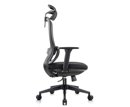 Кресло Скилл RCH 65x63x118/128 6245A-HS Чёрный, Основной цвет: Чёрный, Ширина: 65, Высота: 128, Глубина: 63, Максимальная ширина: 65, Максимальная глубина: 63, Максимальная высота: 128, Вес: 16,05, Материал сиденья: ткань, Механизм: топ-ган с фиксацией в 3 положениях, Подголовник: черный пластик 1D, Цвет сиденья: Черный, Цвет спинки: Черный, Максимальная нагрузка: 120, Материал спинки: сетка, Гарантия: 1 год, Страна производитель: Китай, Объем: 0,177, Бренд: РИВА ООО, Артикул для сайта: 6245A-HS, изображение 2post-test