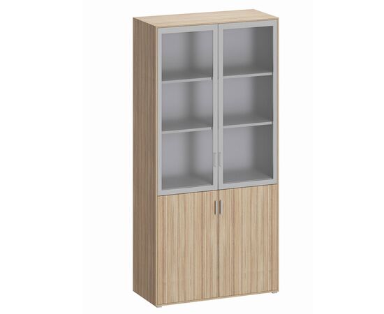 ГАЛАКСИ/GALAXY Шкаф комбинированный 93x45xh195 GX0455 571 062 Зебрано, Основной цвет: Зебрано, Ширина: 93, Высота: 195, Глубина: 45, Максимальная ширина: 93, Максимальная глубина: 45, Максимальная высота: 195, Вес: 121, Объем: 0,393, Бренд: ЦЕНТРЭКСИМ ООО, Артикул для сайта: GX0455 571 062, изображение 2post-test