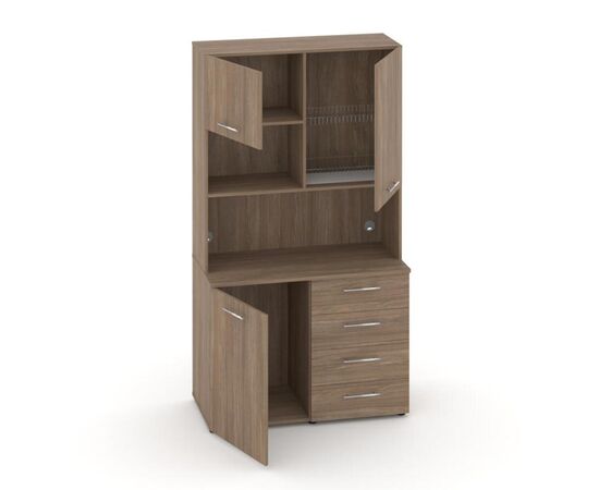Фит Вариант № 4 1200x600/420x2178 MN-004 Дуб Аризона, Основной цвет: Дуб Аризона, Ширина: 1200, Высота: 2178, Глубина: 420, Максимальная ширина: 1200, Максимальная глубина: 420, Максимальная высота: 2178, Минимальная глубина: 600, Объем: 0,289, Бренд: РИВА ООО, Артикул для сайта: MN-004, изображение 2post-test