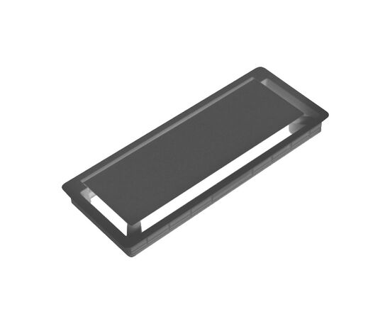 КАВЕР ЛАЙТ/COVER LIGHT Лючок прямоугольный 300x120xh26 Т193186 Чёрный, Основной цвет: Чёрный, Ширина: 300, Высота: 26, Глубина: 120, Максимальная ширина: 300, Максимальная глубина: 120, Максимальная высота: 26, Вес: 0,2, Объем: 0,001, Бренд: ЦЕНТРЭКСИМ ООО, Артикул для сайта: Т193186, изображение 2post-test