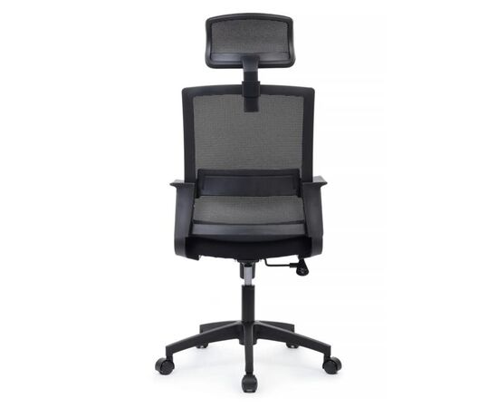 Кресло Минт RCH 64x64x118/132 P1029HGE Чёрный, Основной цвет: Чёрный, Ширина: 64, Высота: 132, Глубина: 64, Максимальная ширина: 64, Максимальная глубина: 64, Максимальная высота: 132, Вес: 11,2, Материал сиденья: ткань, Механизм: топ-ган, Подголовник: черный пластик, Цвет сиденья: Черный, Цвет спинки: Черный, Максимальная нагрузка: 120, Материал спинки: сетка, Гарантия: 1 год, Страна производитель: Китай, Объем: 0,104, Бренд: РИВА ООО, Артикул для сайта: P1029HGE, изображение 4post-test