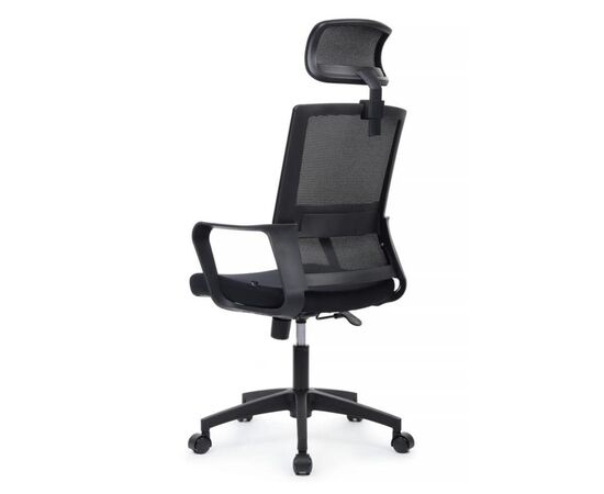 Кресло Минт RCH 64x64x118/132 P1029HGE Чёрный, Основной цвет: Чёрный, Ширина: 64, Высота: 132, Глубина: 64, Максимальная ширина: 64, Максимальная глубина: 64, Максимальная высота: 132, Вес: 11,2, Материал сиденья: ткань, Механизм: топ-ган, Подголовник: черный пластик, Цвет сиденья: Черный, Цвет спинки: Черный, Максимальная нагрузка: 120, Материал спинки: сетка, Гарантия: 1 год, Страна производитель: Китай, Объем: 0,104, Бренд: РИВА ООО, Артикул для сайта: P1029HGE, изображение 5post-test
