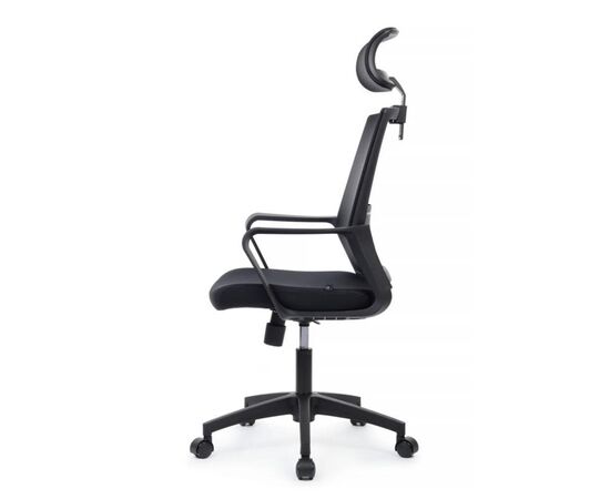 Кресло Минт RCH 64x64x118/132 P1029HGE Чёрный, Основной цвет: Чёрный, Ширина: 64, Высота: 132, Глубина: 64, Максимальная ширина: 64, Максимальная глубина: 64, Максимальная высота: 132, Вес: 11,2, Материал сиденья: ткань, Механизм: топ-ган, Подголовник: черный пластик, Цвет сиденья: Черный, Цвет спинки: Черный, Максимальная нагрузка: 120, Материал спинки: сетка, Гарантия: 1 год, Страна производитель: Китай, Объем: 0,104, Бренд: РИВА ООО, Артикул для сайта: P1029HGE, изображение 6post-test