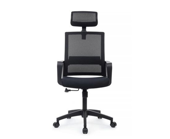 Кресло Минт RCH 64x64x118/132 P1029HGE Чёрный, Основной цвет: Чёрный, Ширина: 64, Высота: 132, Глубина: 64, Максимальная ширина: 64, Максимальная глубина: 64, Максимальная высота: 132, Вес: 11,2, Материал сиденья: ткань, Механизм: топ-ган, Подголовник: черный пластик, Цвет сиденья: Черный, Цвет спинки: Черный, Максимальная нагрузка: 120, Материал спинки: сетка, Гарантия: 1 год, Страна производитель: Китай, Объем: 0,104, Бренд: РИВА ООО, Артикул для сайта: P1029HGE, изображение 8post-test