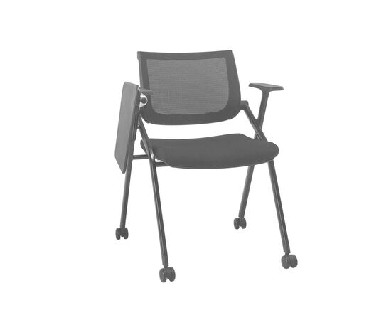 КЛИП E Кресло-конференц со столиком 45/66x44/59xh84 Т202348 Черный/Черный, Основной цвет: Черный/Черный, Ширина: 66, Высота: 84, Глубина: 59, Максимальная ширина: 66, Максимальная глубина: 59, Минимальная ширина: 45, Максимальная высота: 84, Минимальная глубина: 44, Вес: 9,9, Объем: 0,1, Бренд: ЦЕНТРЭКСИМ ООО, Артикул для сайта: Т202348, изображение 2post-test