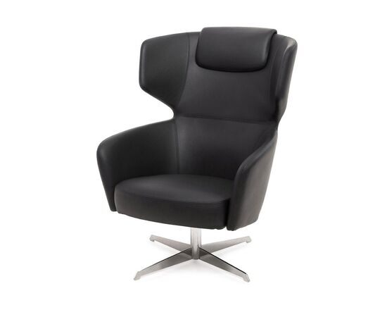 ВЕНТО/VENTO Кресло-качалка высокое 73x79xh107 VENTO High R7 REC Dakota black ЧЕРНЫЙ/ПОЛИР.АЛЮМ, Основной цвет: ЧЕРНЫЙ/ПОЛИР.АЛЮМ, Ширина: 73, Высота: 107, Глубина: 79, Максимальная ширина: 73, Максимальная глубина: 79, Максимальная высота: 107, Вес: 32,7, Объем: 0,75, Бренд: ЦЕНТРЭКСИМ ООО, Артикул для сайта: VENTO High R7 REC Dakota black, изображение 2post-test