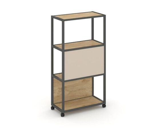 Шелф Мобайл Стеллаж 4 уровня 1 секция 800x400x1523 VR.LT-STK-403.08 Тиквуд Светлый/Металл Антрацит/W-04, Основной цвет: Тиквуд Светлый/Металл Антрацит/W-04, Ширина: 800, Высота: 1523, Глубина: 400, Максимальная ширина: 800, Максимальная глубина: 400, Максимальная высота: 1523, Объем: 0,086, Бренд: РИВА ООО, Артикул для сайта: VR.LT-STK-403.08, изображение 2post-test