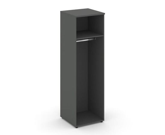 Стайл Проджект Гардероб узкий глубокий 600x600x1982 SN.GB-002 Антрацит NEW/Черный Ручки, Основной цвет: Антрацит NEW/Черный Ручки, Ширина: 600, Высота: 1982, Глубина: 600, Максимальная ширина: 600, Максимальная глубина: 600, Максимальная высота: 1982, Объем: 0,099, Бренд: РИВА ООО, Артикул для сайта: SN.GB-002, изображение 2post-test