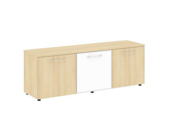 Yalta Тумба модульная 1642x450x580 LT.TS-3.4 black Дуб Мали/Стекло White, Основной цвет: Дуб Мали/Стекло White, Ширина: 1642, Высота: 580, Глубина: 450, Максимальная ширина: 1642, Максимальная глубина: 450, Максимальная высота: 580, Бренд: РИВА ООО, Артикул для сайта: LT.TS-3.4 black, изображение 2post-test