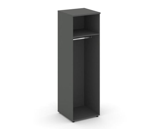 Стайл Проджект Гардероб узкий глубокий 600x600x1982 SN.GB.E-002 Антрацит NEW/Вяз Благородный/Черный Ручки, Основной цвет: Антрацит NEW/Вяз Благородный/Черный Ручки, Ширина: 600, Высота: 1982, Глубина: 600, Максимальная ширина: 600, Максимальная глубина: 600, Максимальная высота: 1982, Объем: 0,091, Бренд: РИВА ООО, Артикул для сайта: SN.GB.E-002, изображение 2post-test
