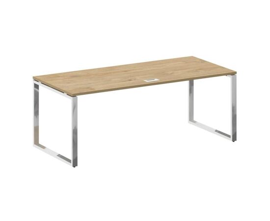 Шифт Стол руководителя прямой без тумбы 2000x900x753 SK.SR-200 Тиквуд Светлый, Основной цвет: Тиквуд Светлый, Ширина: 2000, Высота: 753, Глубина: 900, Максимальная ширина: 2000, Максимальная глубина: 900, Максимальная высота: 753, Объем: 0,156, Бренд: РИВА ООО, Артикул для сайта: SK.SR-200, изображение 2post-test