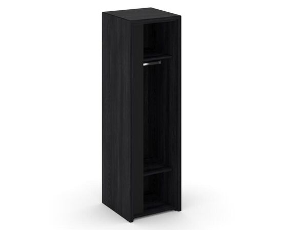 Корнер Гардероб узкий правый 600x600x2000 COR.GB-2 (R) Каштан Тоскана/Черный, Основной цвет: Каштан Тоскана/Черный, Ширина: 600, Высота: 2000, Глубина: 600, Максимальная ширина: 600, Максимальная глубина: 600, Максимальная высота: 2000, Объем: 0,221, Бренд: РИВА ООО, Артикул: COR.GB-2 (R), изображение 2post-test