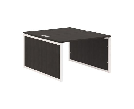 ИКСТЕН КЬЮ ПИ/XTEN-QP Стол 2-х местный 1200х1406х750 XQPWST 1214 Дуб юкон модерн/Белый, Основной цвет: Дуб юкон модерн/Белый, Ширина: 1200, Высота: 750, Глубина: 1406, Материал: ЛДСП, Вес: 74,2, Объем: 0,202, Бренд: ТАЙПИТ-МК ООО, Артикул для сайта: XQPWST 1214, изображение 2post-test