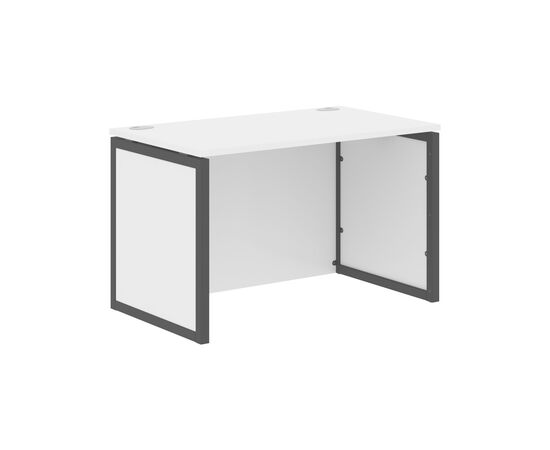 ИКСТЕН КЬЮ ПИ/XTEN-QP Стол прямой 1200х700х750 XQPST 127H Белый /Антрацит, Основной цвет: Белый /Антрацит, Ширина: 1200, Высота: 750, Глубина: 700, Материал: ЛДСП, Вес: 51, Объем: 0,121, Бренд: ТАЙПИТ-МК ООО, Артикул для сайта: XQPST 127H, изображение 2post-test